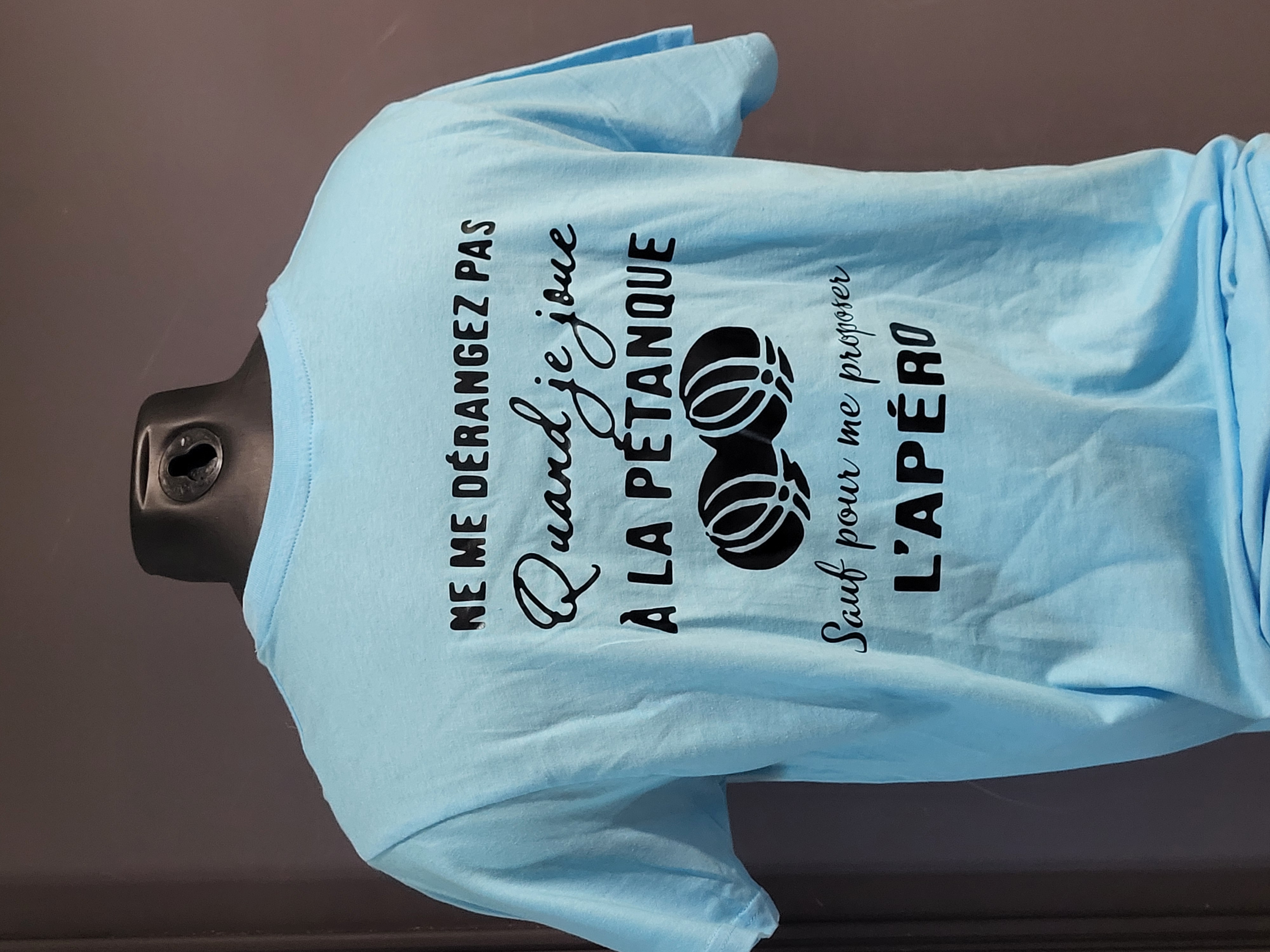 T-shirt homme détente pétanque