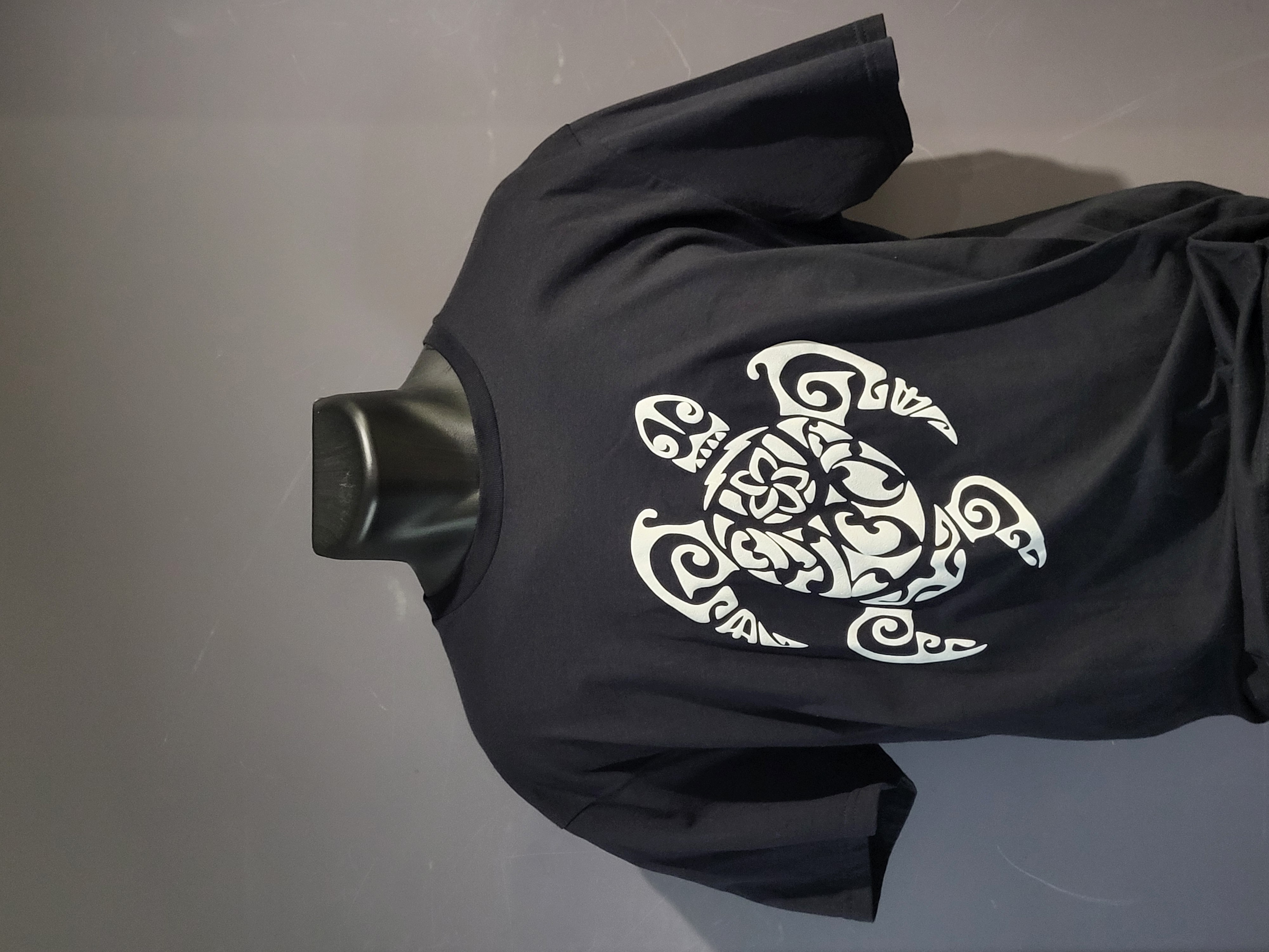 T-shirt homme avec motif de tortue blanche "flex gonflant"