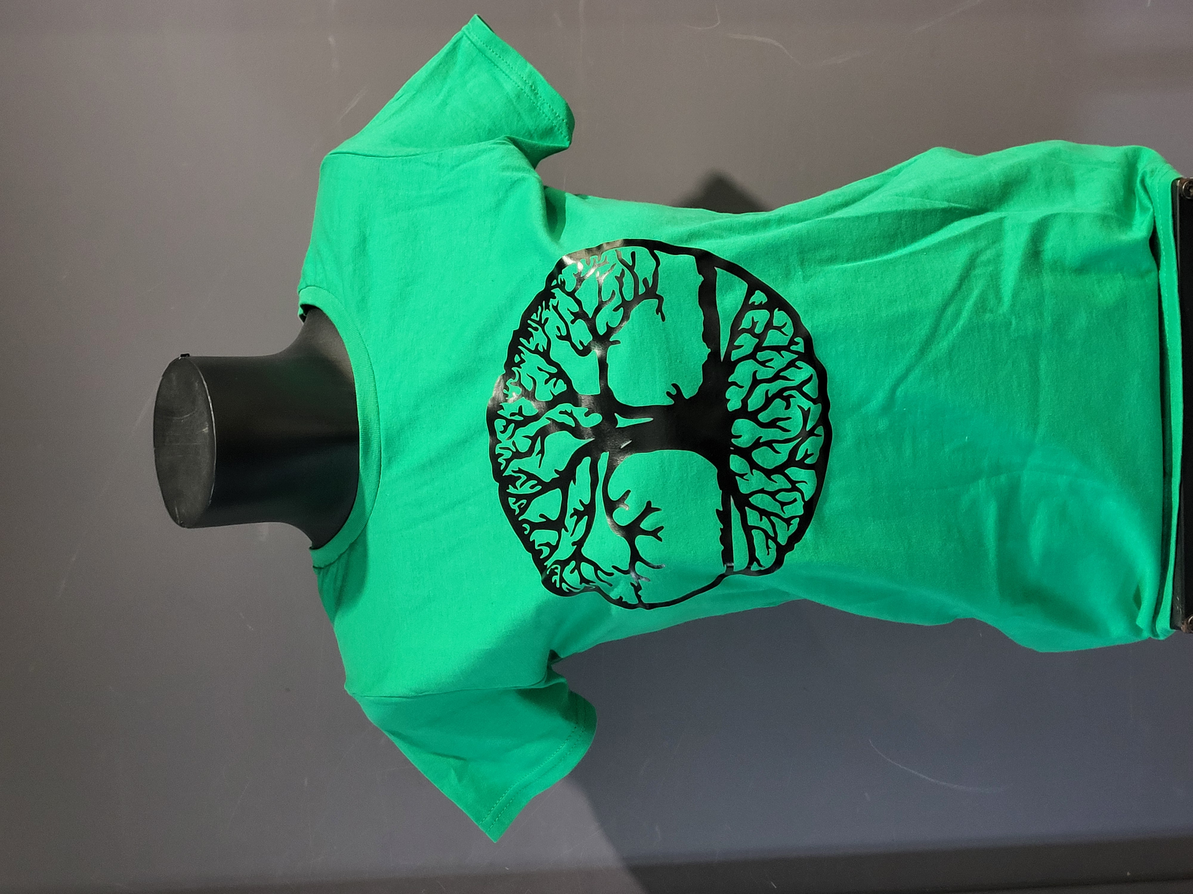 T-shirt femme vert arbre de vie