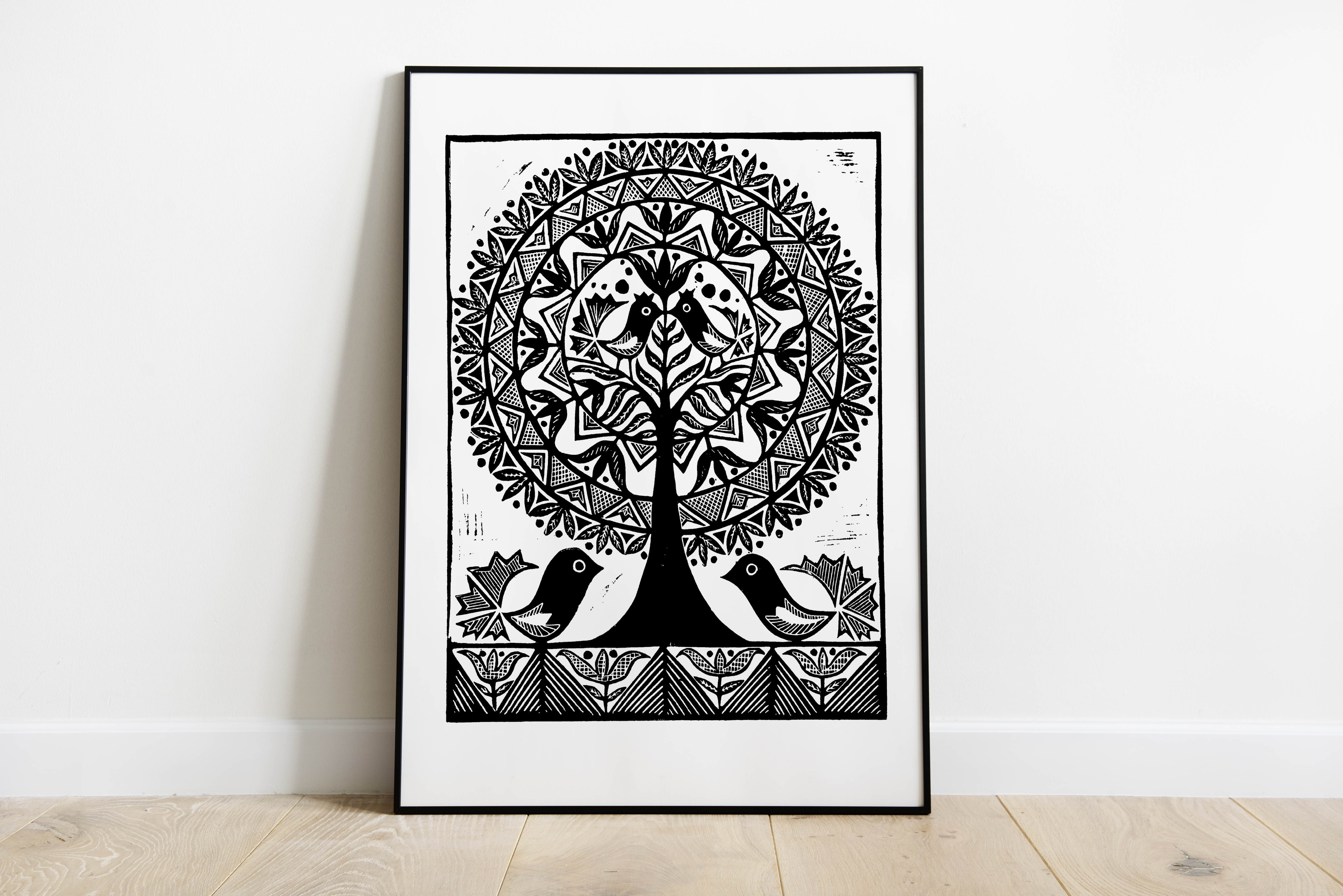 Gyvybės medis su paukščiais