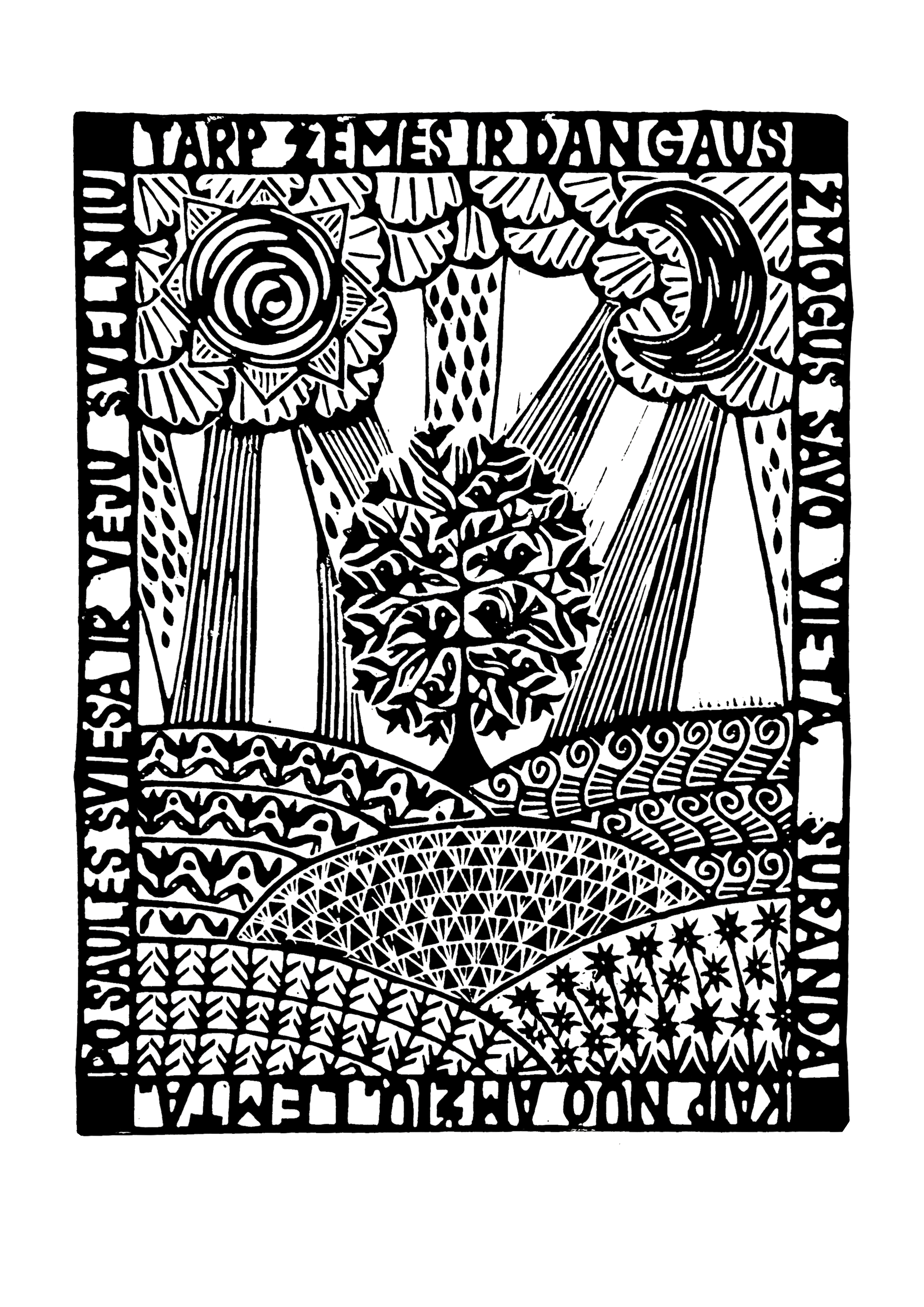 Po saulės šviesa ir vėju švelniu, žmogus savo vietą suranda