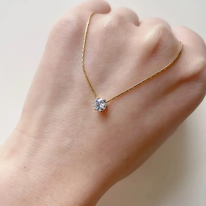 Cubic zirconia Necklace - Waterproof