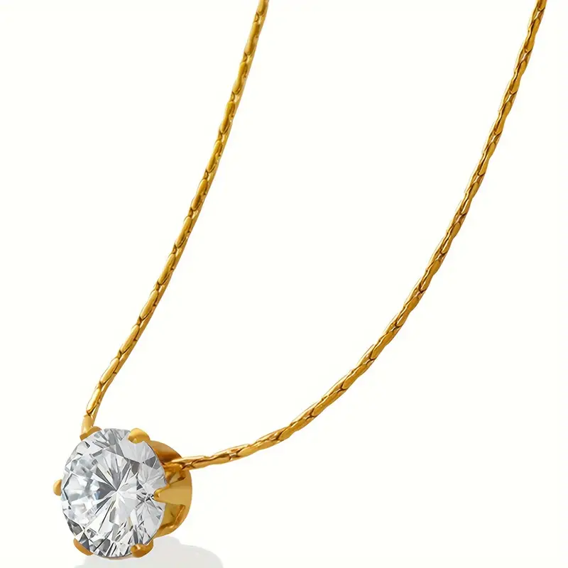 Cubic zirconia Necklace - Waterproof