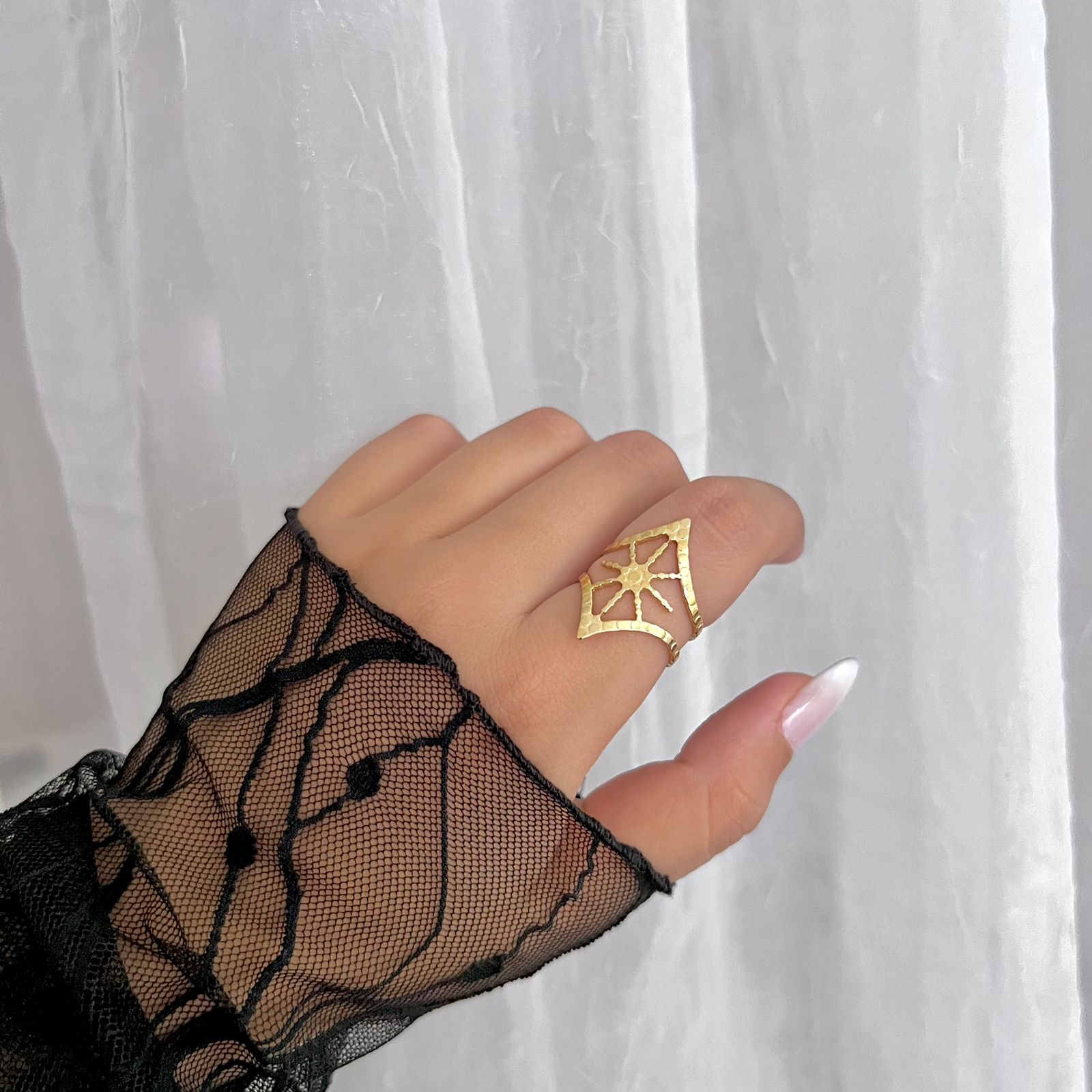Rhombus Ring - waterproof - Adjustable 