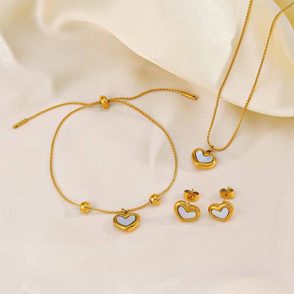 Mini-white-heart Set - waterproof