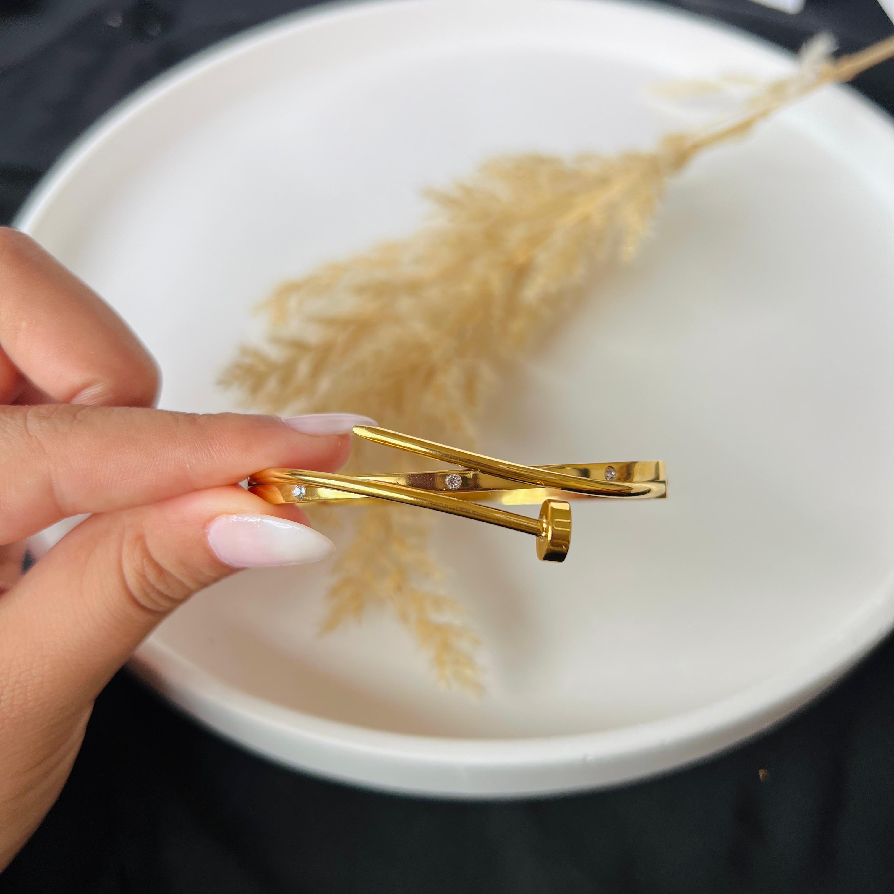 Special Nail Bangle Bracelet - Waterproof