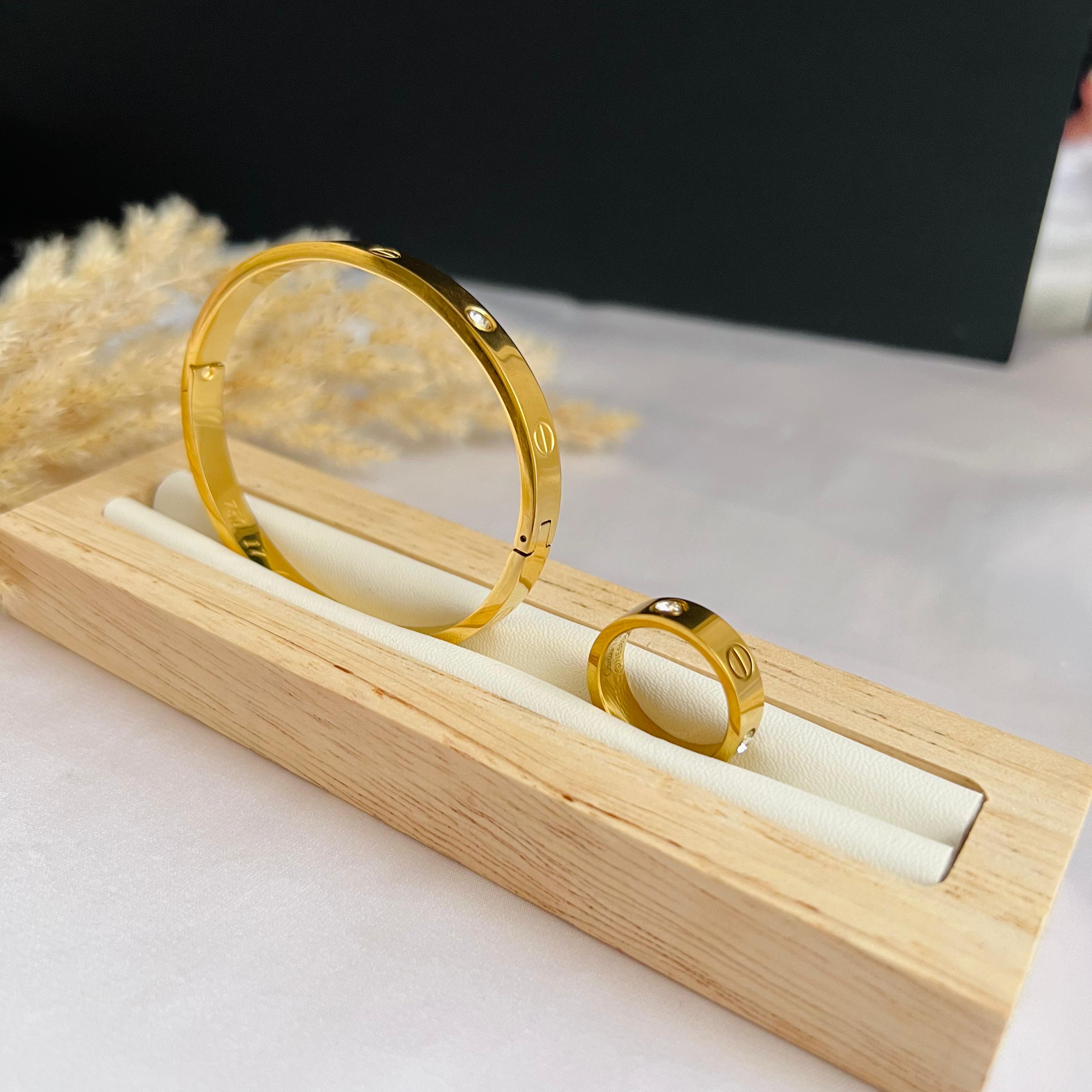 Cart1er Set - Bracelet & Ring - Waterproof