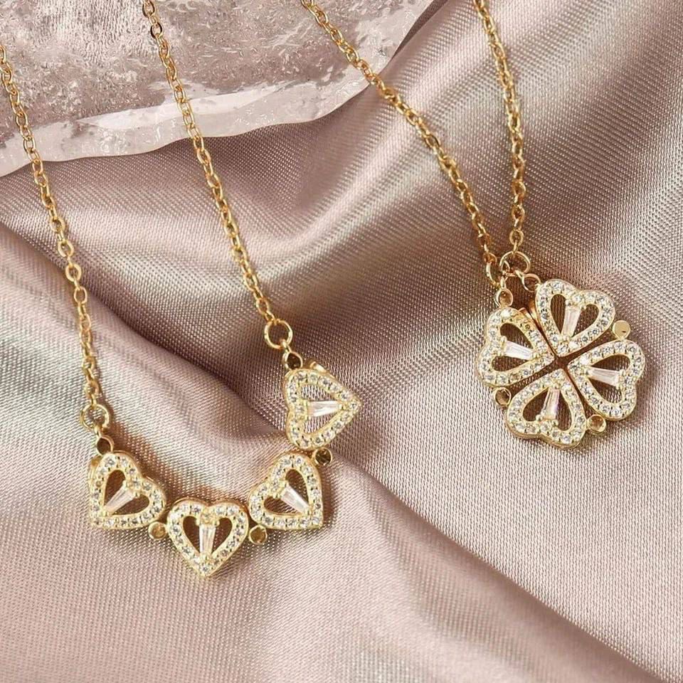 Flower Gold Necklace - Waterproof