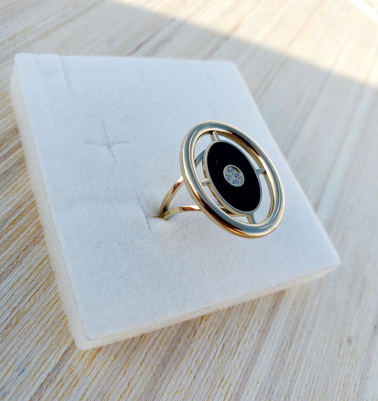 Black Gold Ring - Waterproof - Adjustable