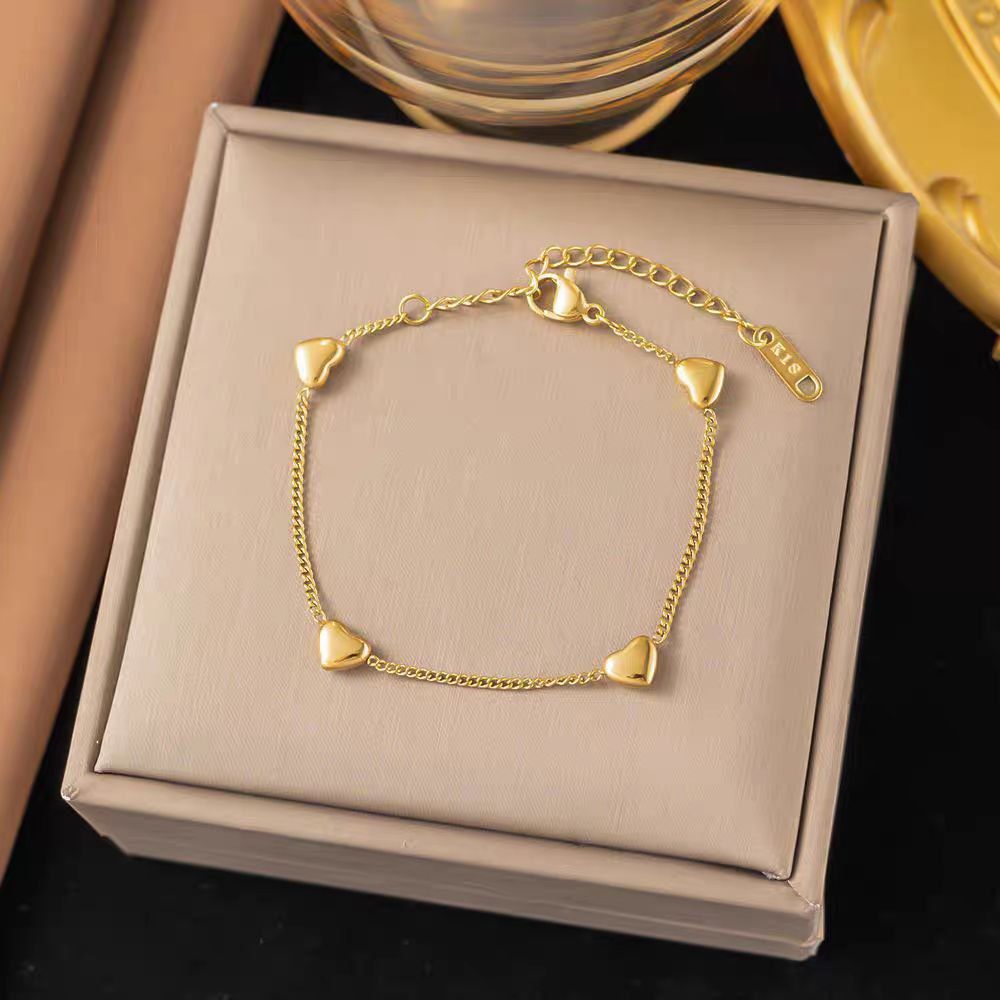 Heart Charm Bracelet - Waterproof