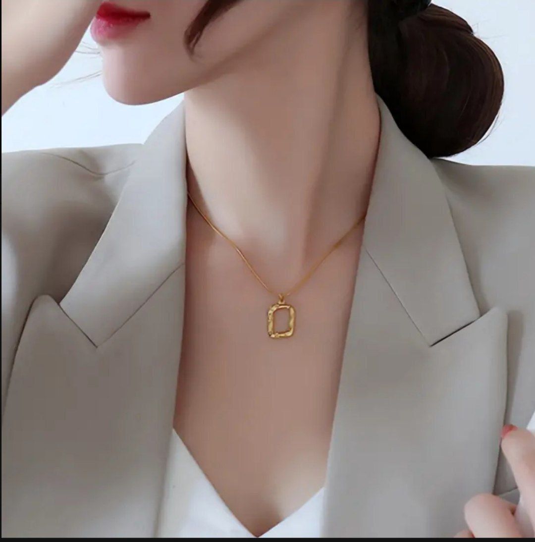 Rectangle Necklace - Waterproof