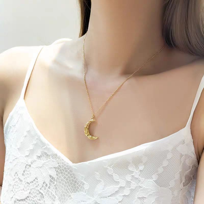 Crescent Moon Necklace - Waterproof