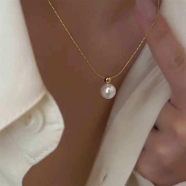Dot Pearl Necklace - Waterproof
