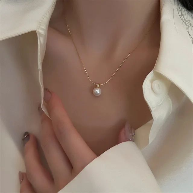 Dot Pearl Necklace - Waterproof