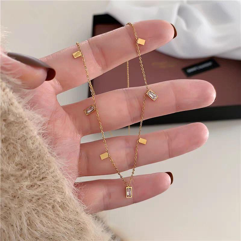 Mini-Rectangles Necklace - Waterproof