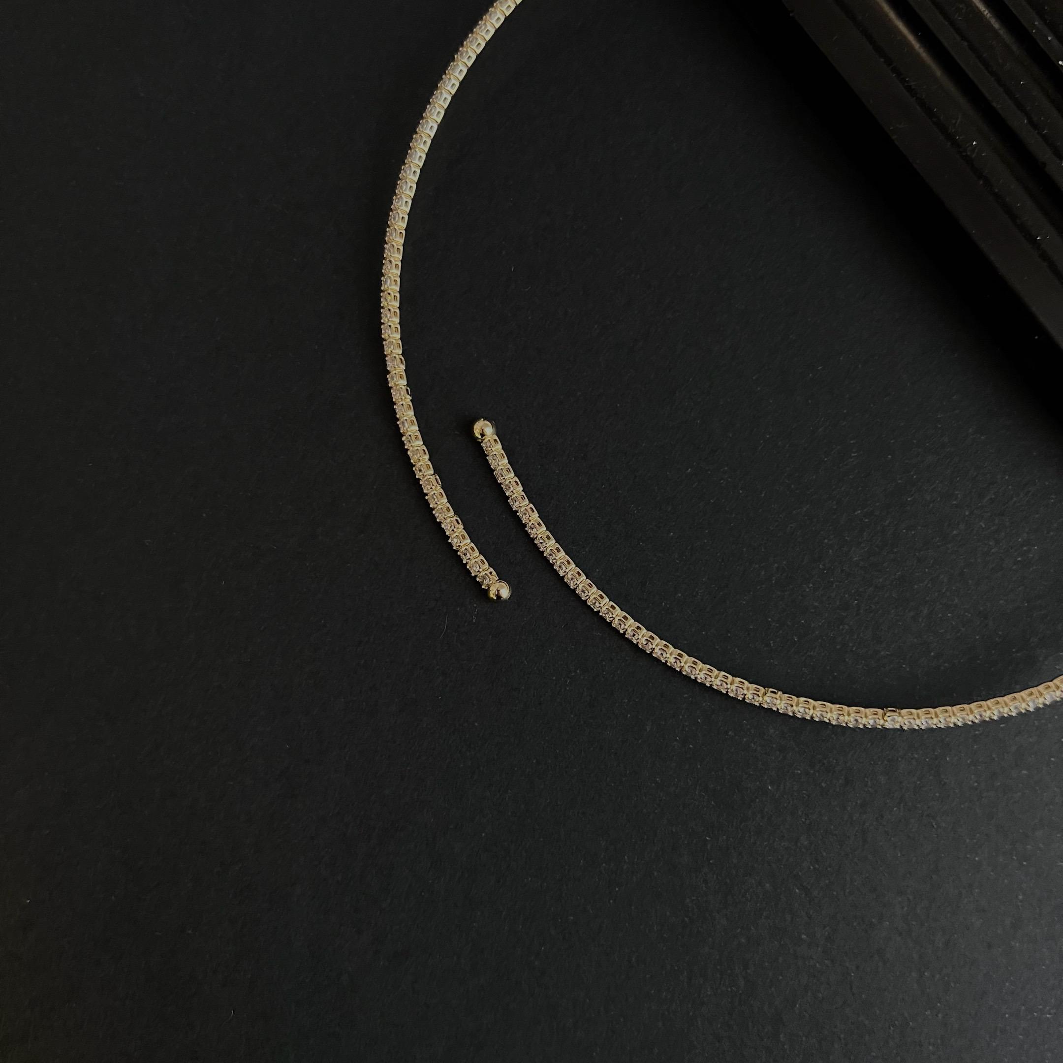 Minimal Sparkle - Choker, Waterproof