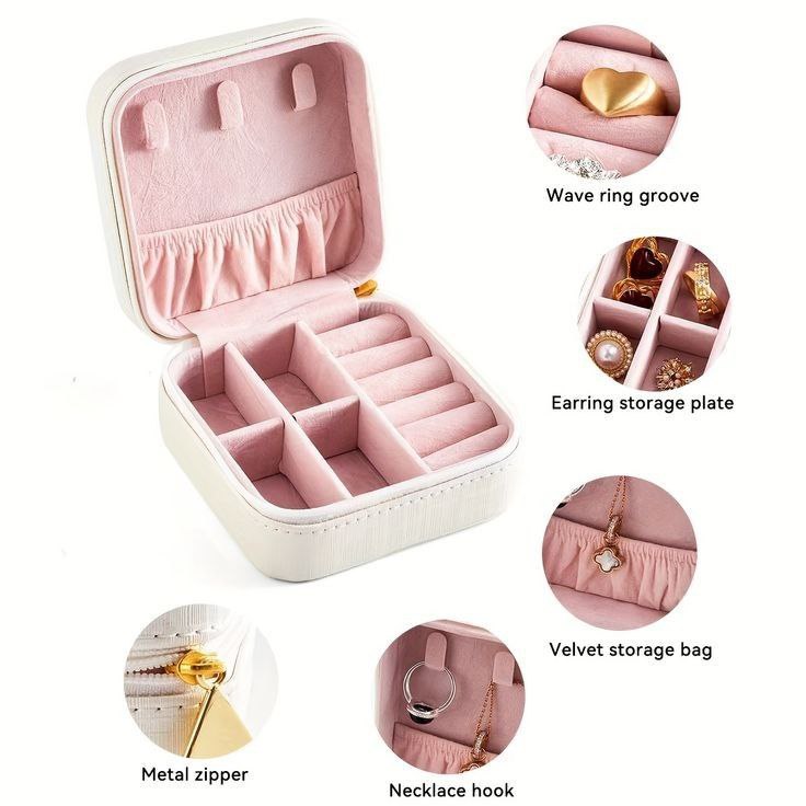 Travel Jewelry Organizer Box
