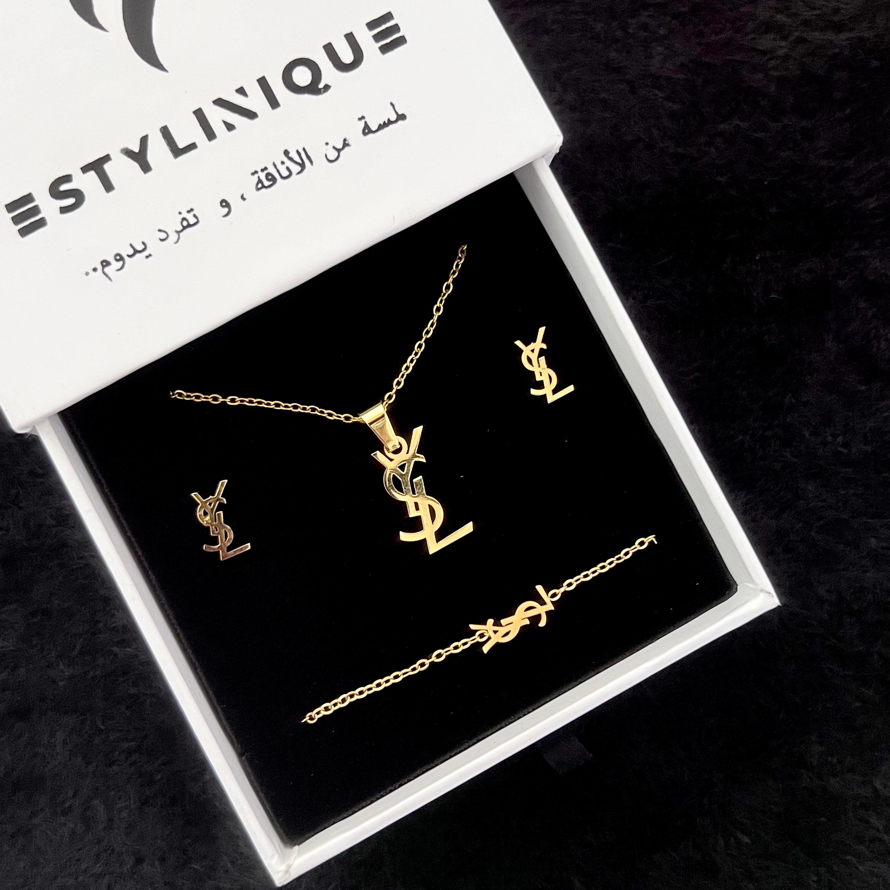 Luxury-Inspired Jewelry Set β Necklace, Earrings & Bracelet - Waterproof