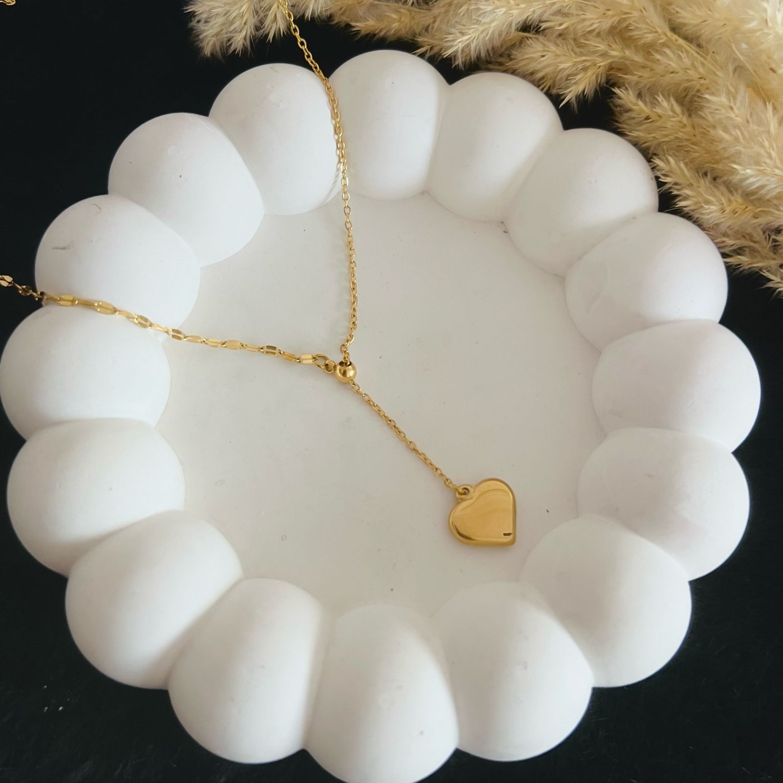 Adjustable Heart Necklace - Waterproof