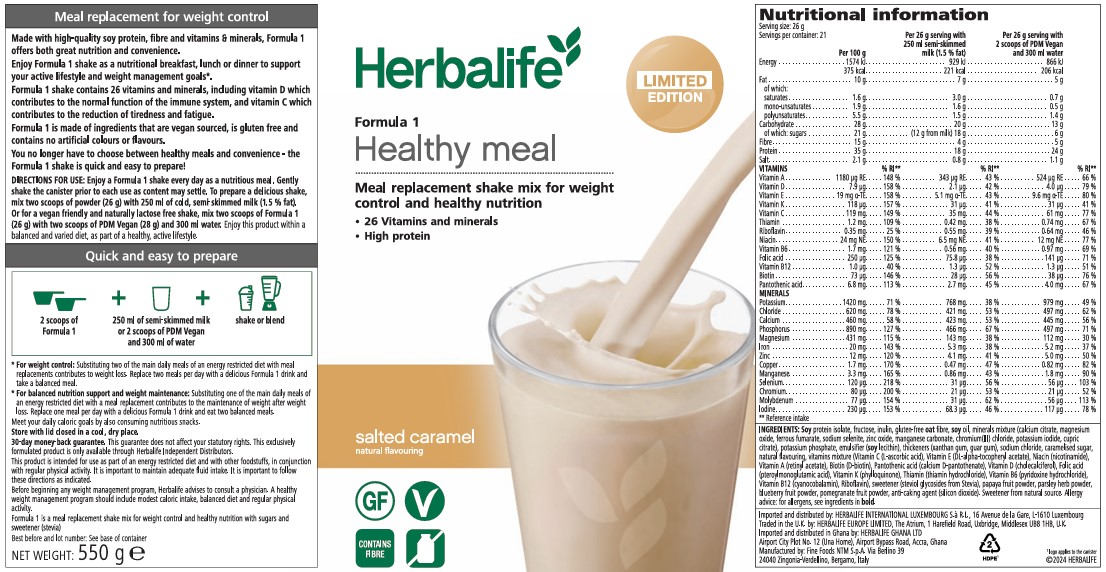 Herbalife Formula 1 Healthy Meal | Limited Edition Salted Caramel