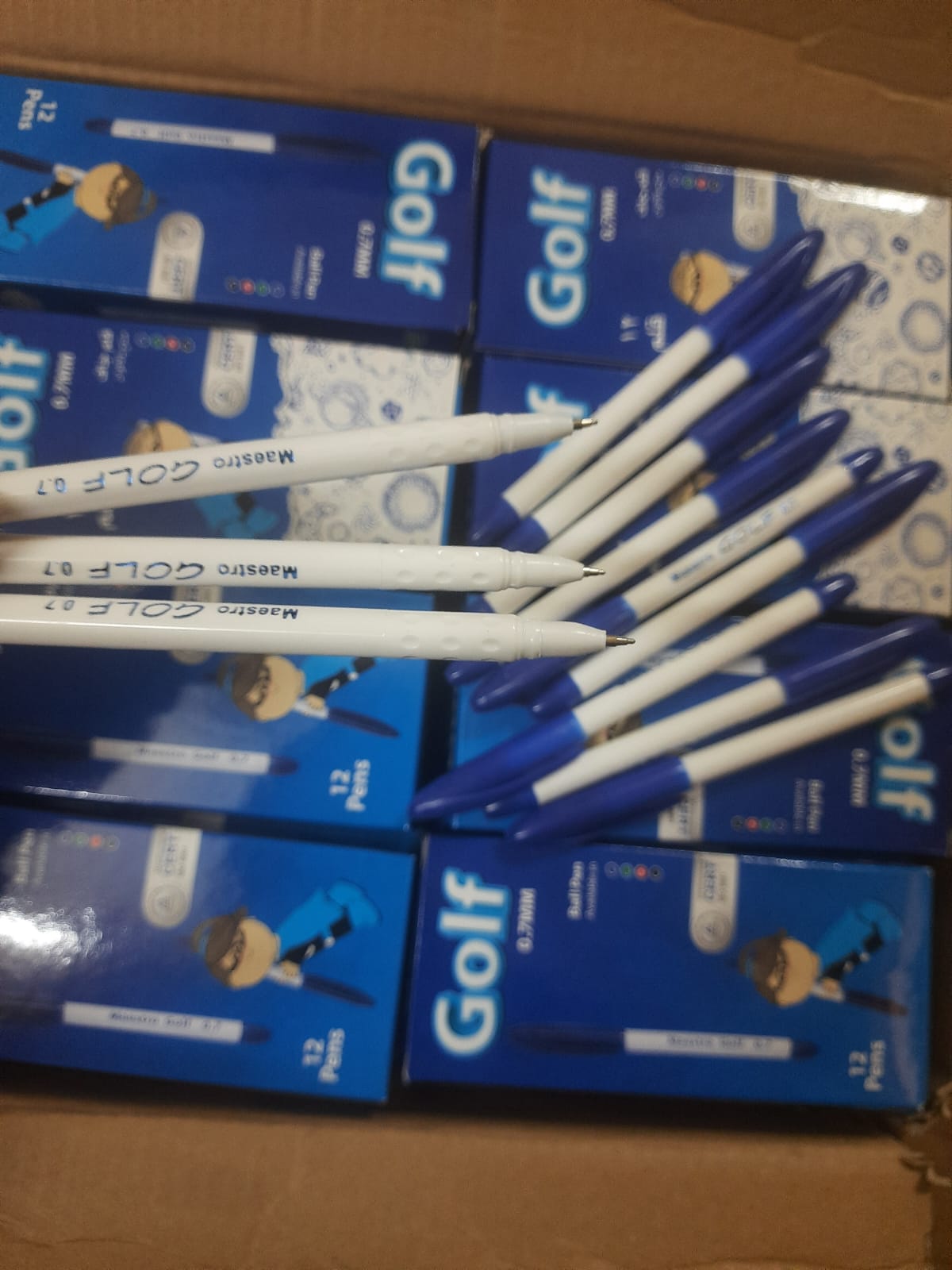 كرتونه اقلام جولف 960 قلم