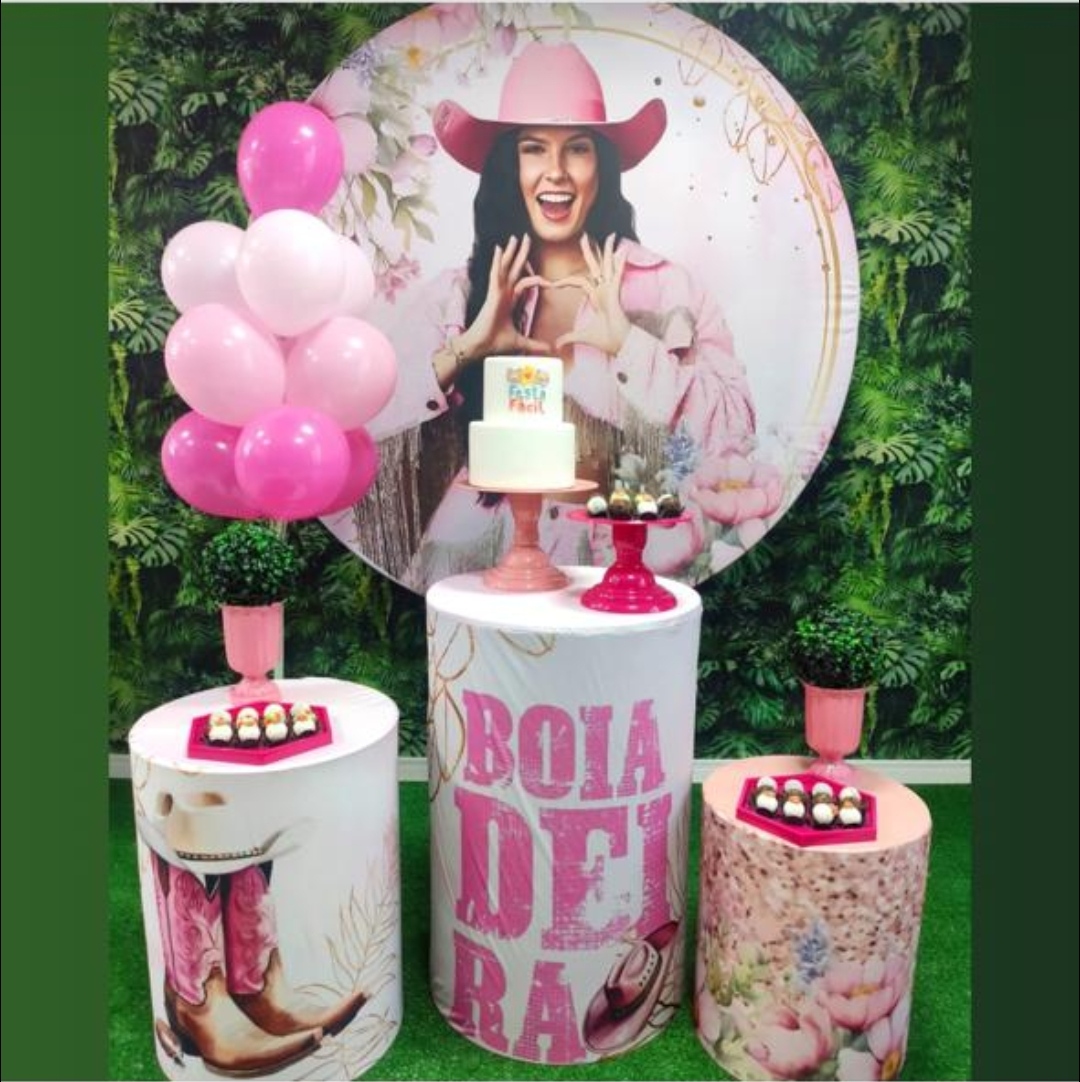 Decoração de festa com tema country