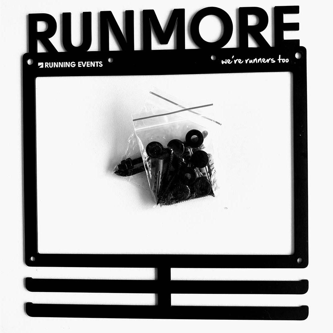 Run More Bib+Medal Hanger