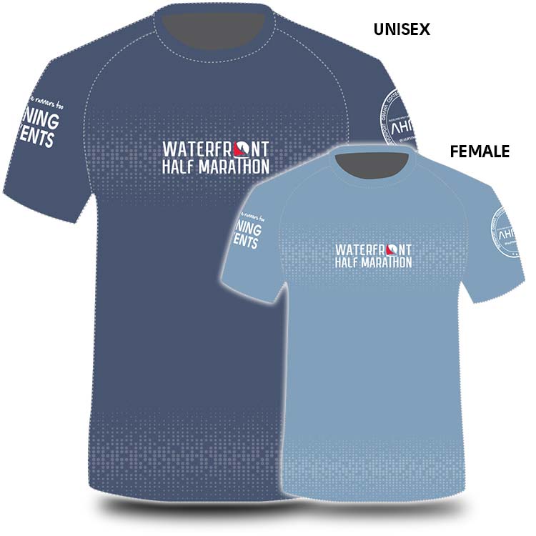 Waterfront Half Marathon - Event T-Shirt S1