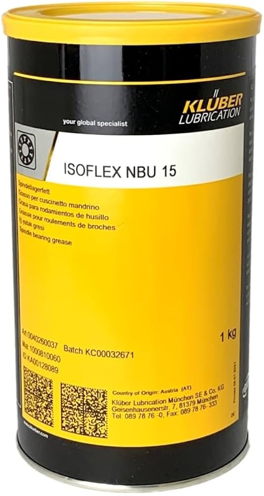 Kluber Lubrication ISOFLEX NBU 15 Grease