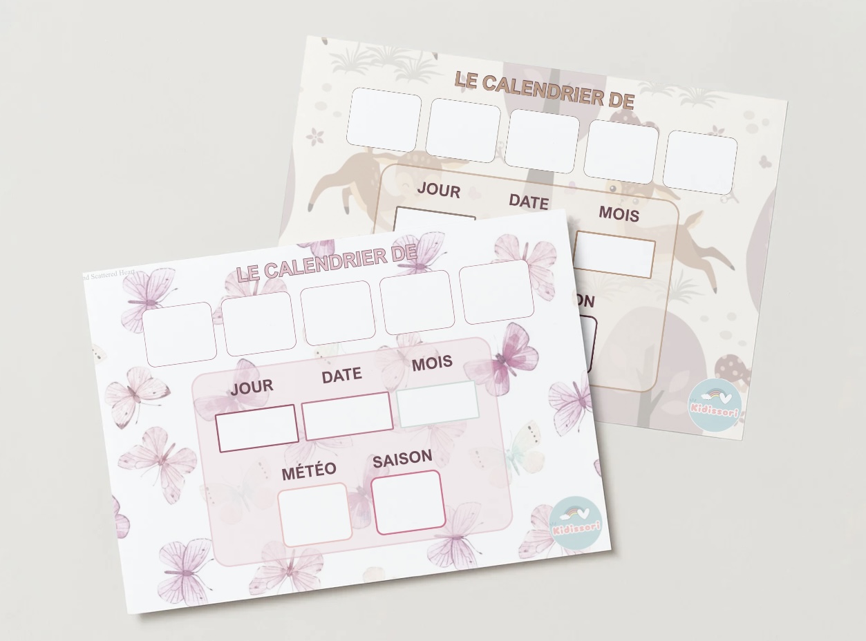 MON CALENDRIER 6 ANS et plus