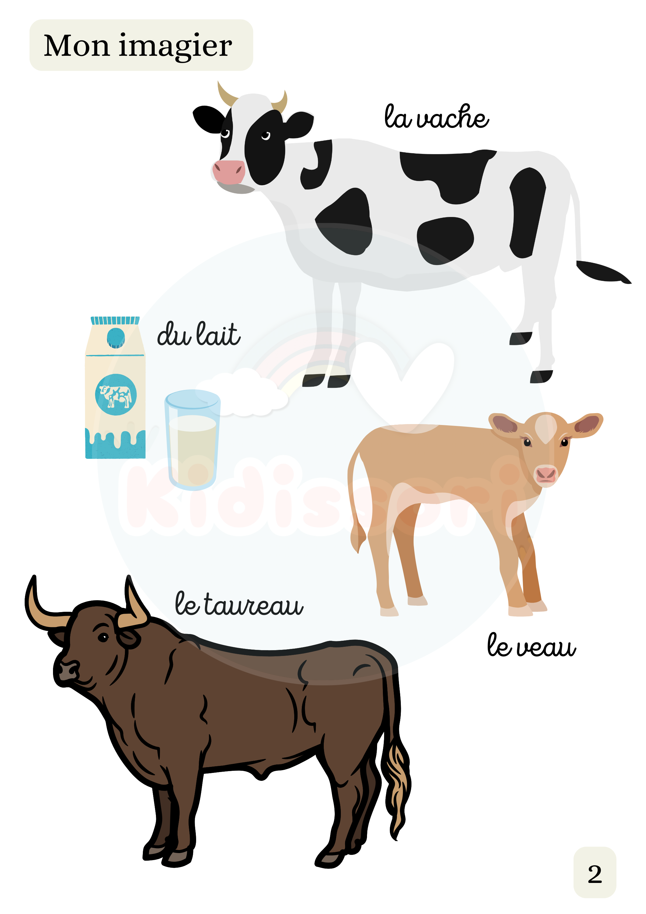 Mon livret d’activité « Les animaux de la ferme » PLASTIFIÉ