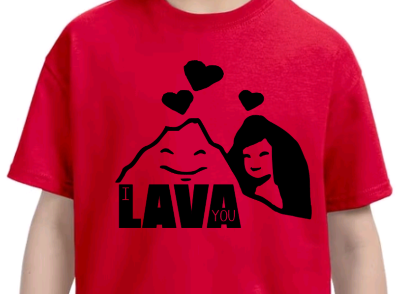 Red 'I Lava You' T-Shirt