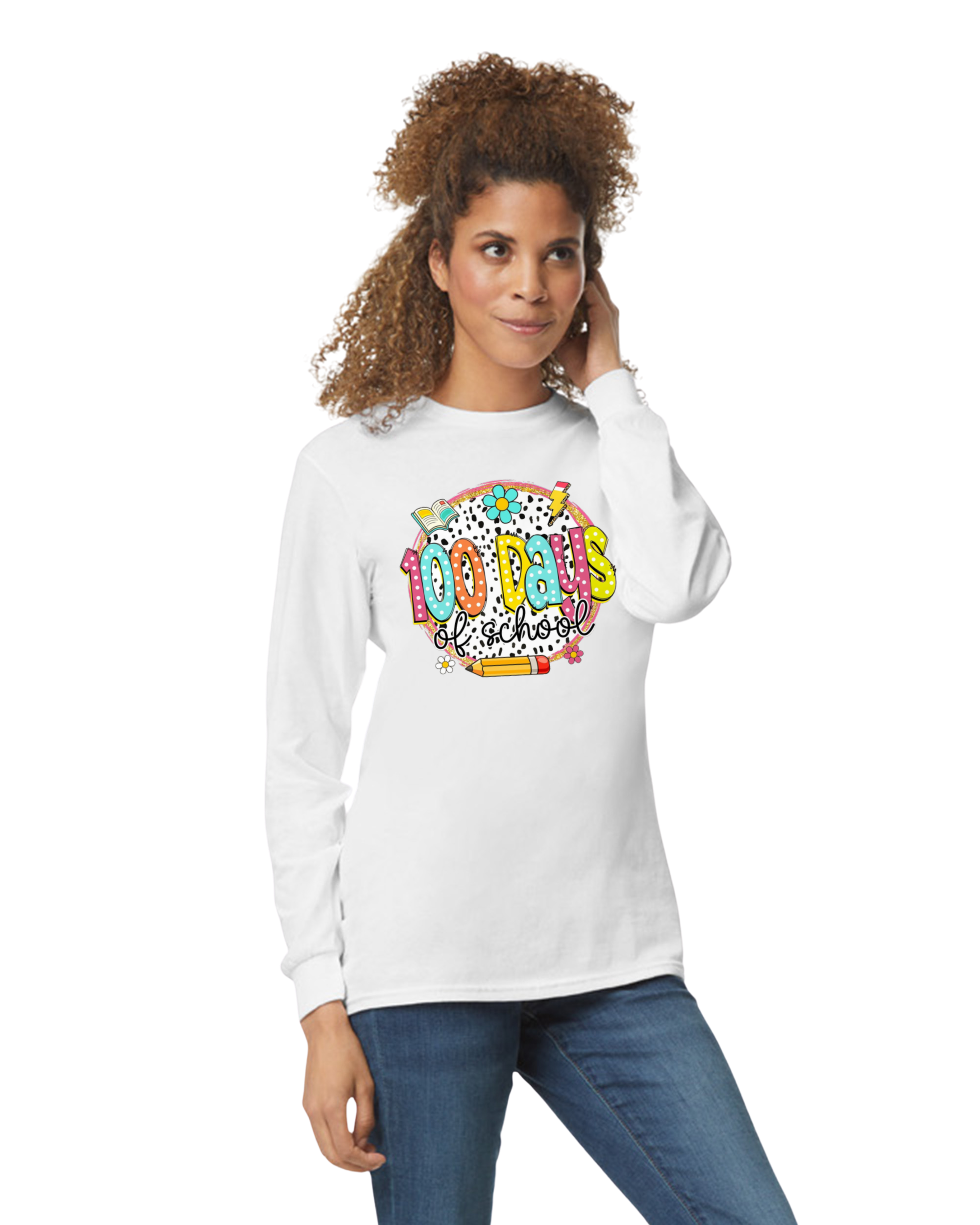 100 Days of School Long Sleeve Shirt