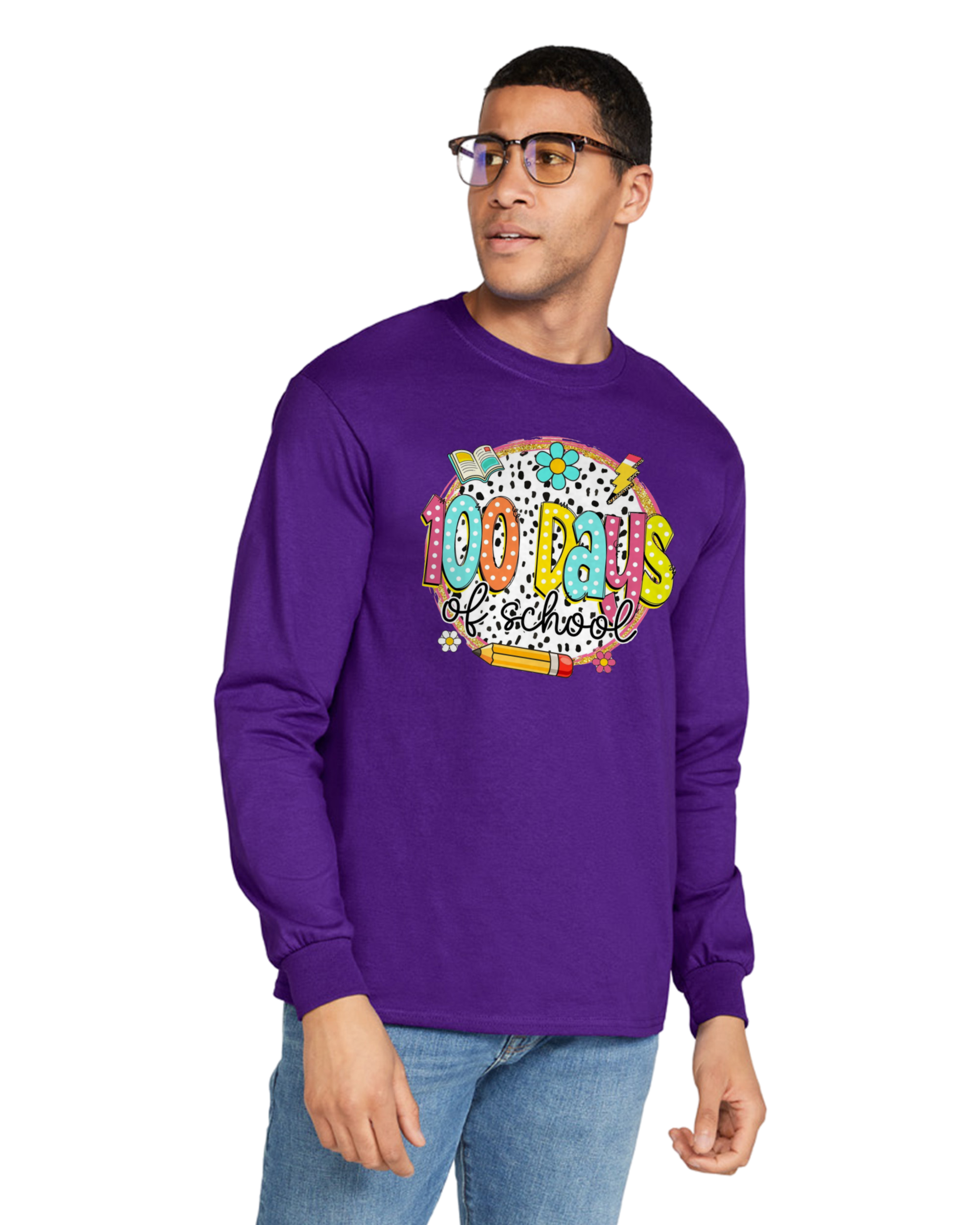 100 Days of School Long Sleeve Shirt