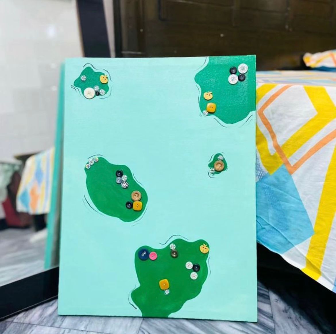 Button Island Canvas Art