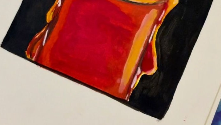 Hand-Painted Candle Art