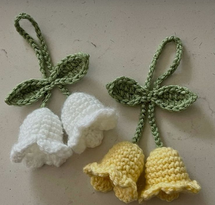 Handmade Crochet Flower Ornaments
