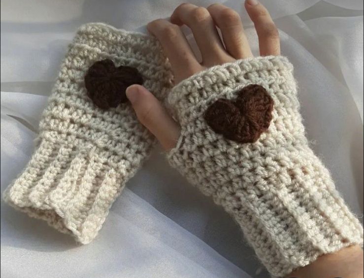 Hand-Knitted Fingerless Gloves
