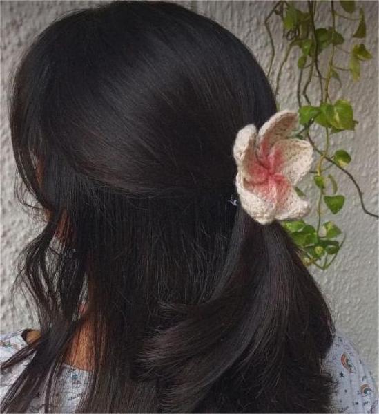 Handmade Floral Hair Clip