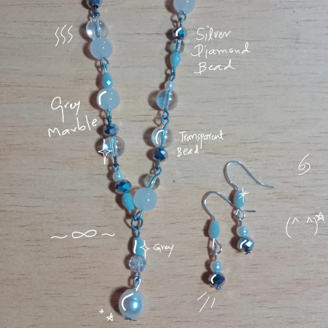 Handcrafted Beaded Jewelry Set