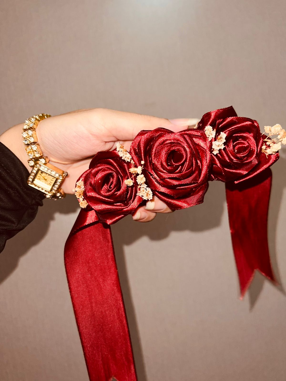 Handmade ribbon Gajrey 