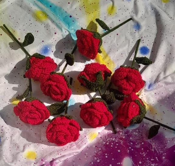 Handmade crochet Rose 