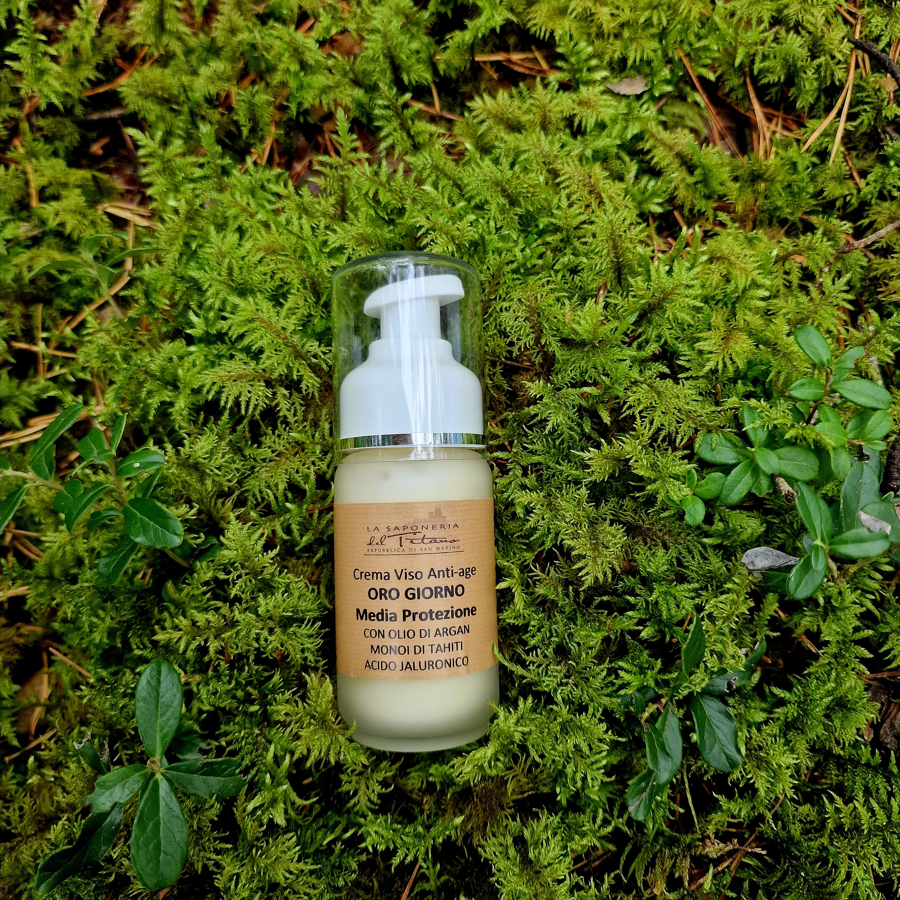 Dieninis veido kremas su arganu ir UVA-UVB apsauga