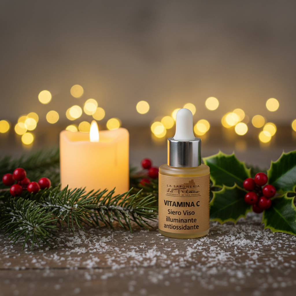 Veido serumas su Vitaminu C