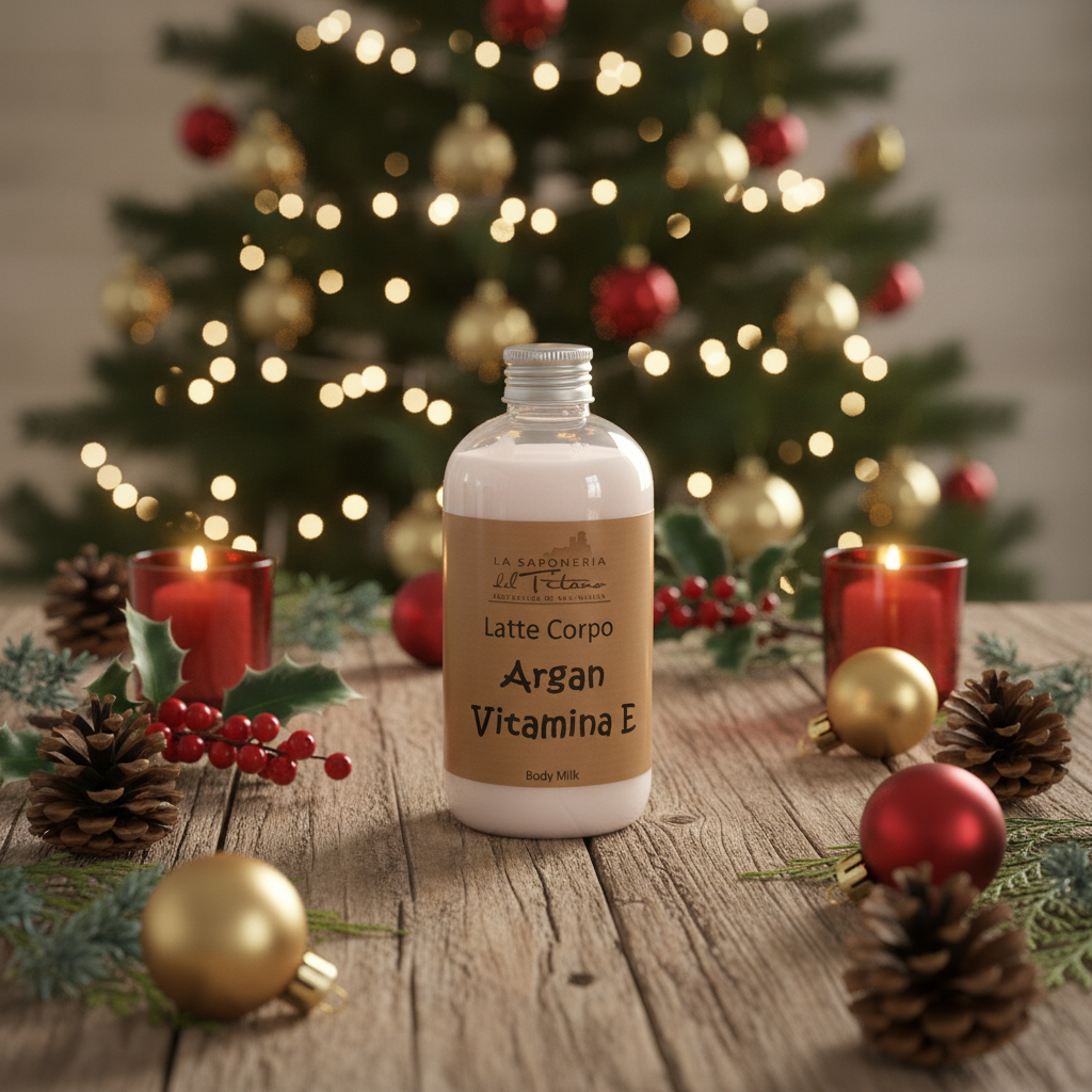 Kūno pienelis su arganu ir vitaminas E