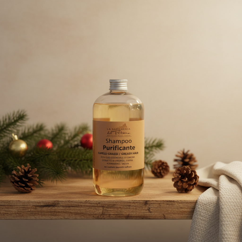 Šampūnas riebiems plaukams (su dozatoriumi)