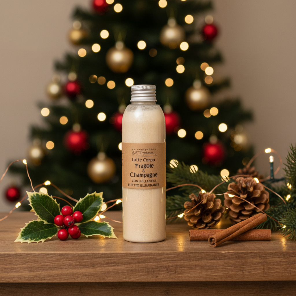 Kūno pienelis su blizgučiais