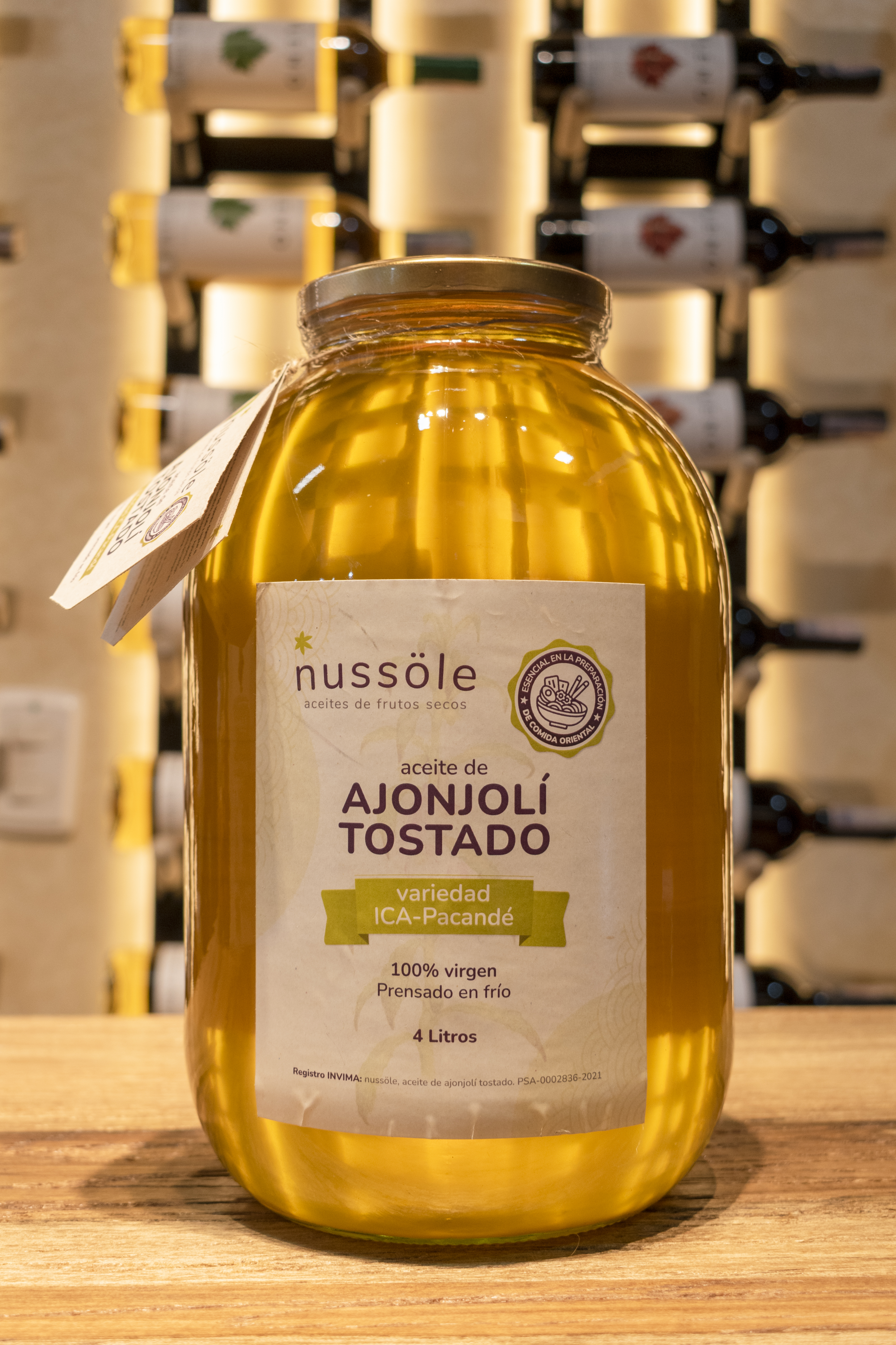 ACEITE DE AJONJOLI TOSTADO 