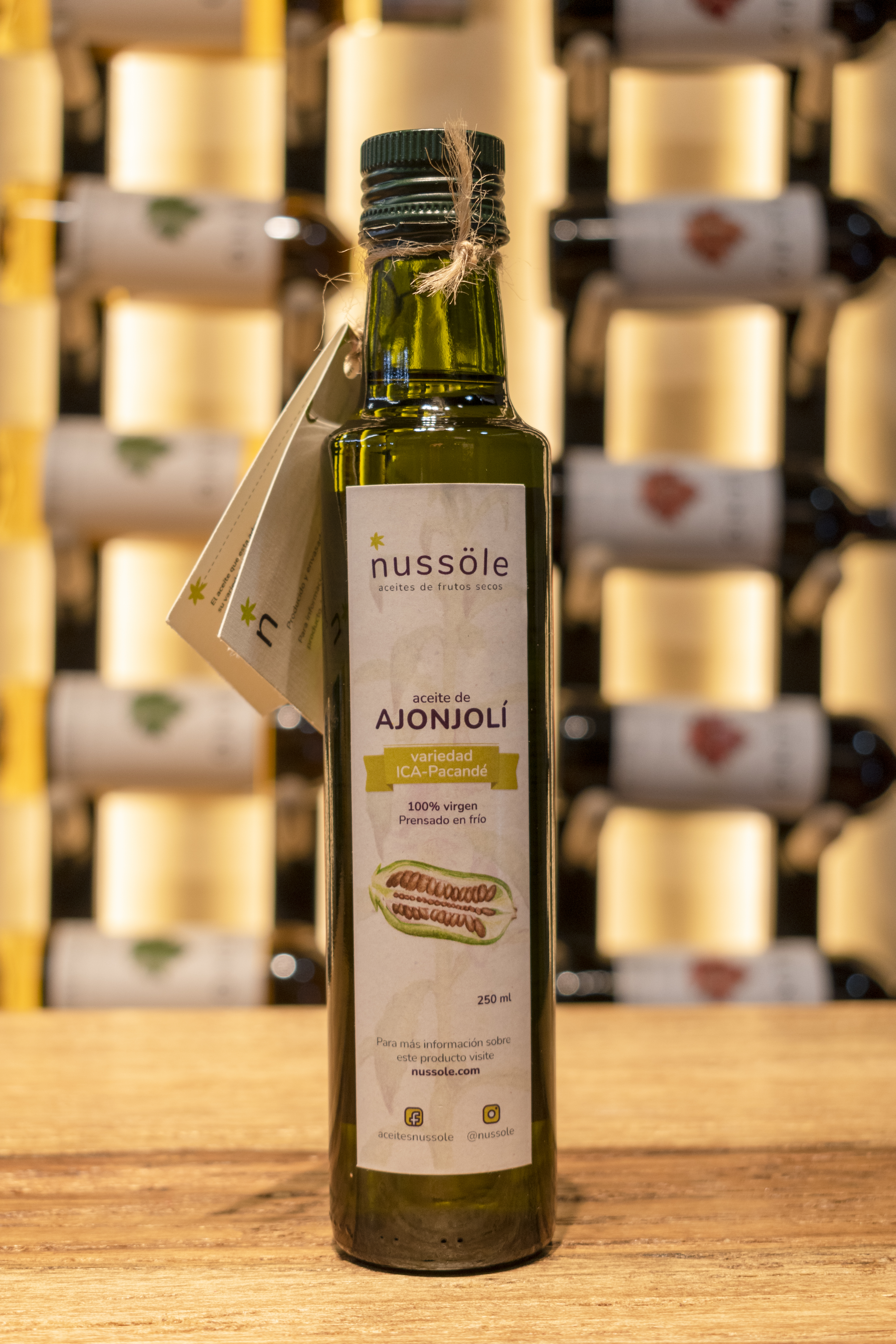 ACEITE DE AJONJOLI (250ml)