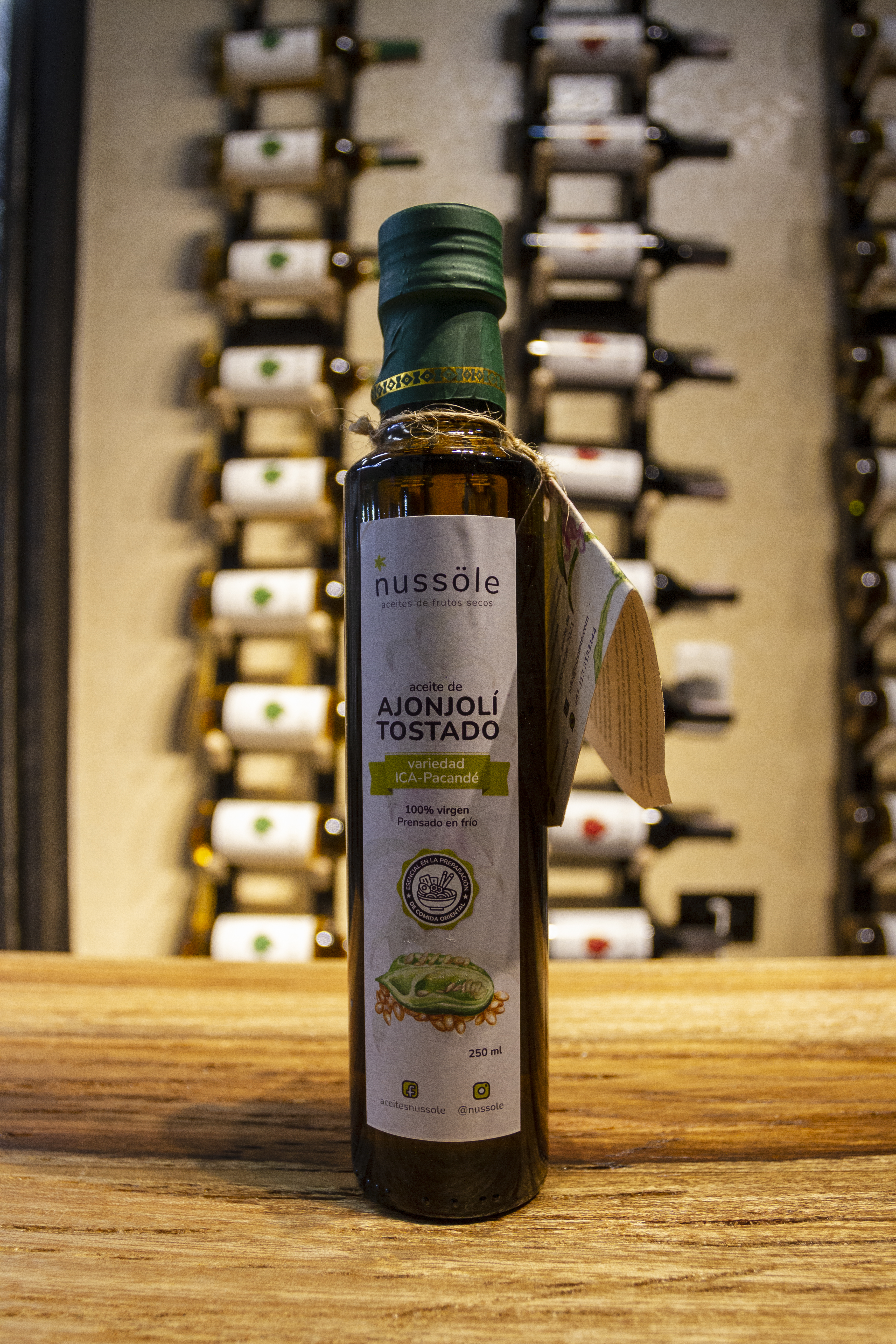 ACEITE DE AJONJOLI TOSTADO (250ml)